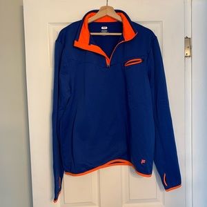 Men’s Fila, quarter-zip